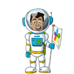 Astronaut jongen